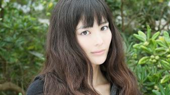 Women models people asians bangs wallpaper