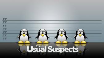 Linux funny tux wallpaper