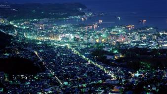 Backgrounds city lights night wallpaper