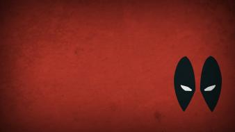 Deadpool wade wilson marvel comics blo0p eyes minimalistic wallpaper