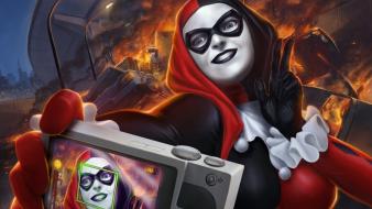 Batman dc comics harley quinn cameras wallpaper