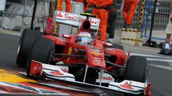 Cars formula one racing fernando alonso scuderia ferrari wallpaper