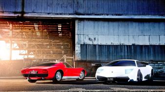 Cars lamborghini miura white murciélago lp670-4 sv classic