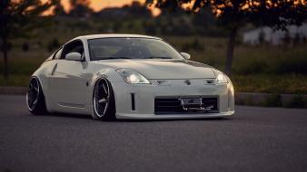Cars nissan 350z stance jdm hella flush wallpaper