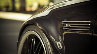 Close-up black cars tires bmw m3 e46 wallpaper