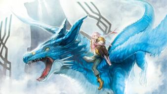 Dragons pink hair wallpaper
