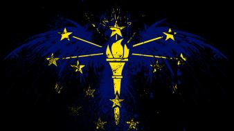 Eagles hawk flags usa indiana state wallpaper