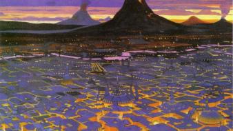 Fiction artwork traditional art moebius french artist wallpaper