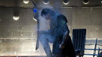 Loki tom hiddleston the avengers (movie) sceptres wallpaper