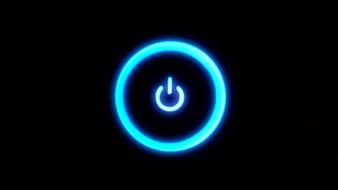 Minimalistic power button wallpaper