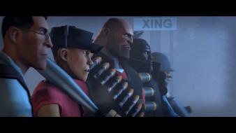 Team fortress 2 soldier mann vs machine wallpaper