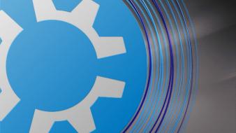 Waves linux kde kubuntu wallpaper