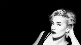 White kate winslet actress vogue magazine sofa wallpaper