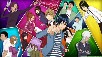 Anime boys girls miho azuki kazuya hiramaru wallpaper