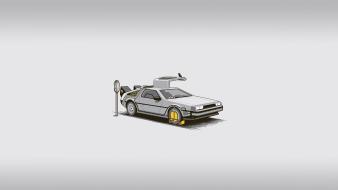 Back to the future fun art wallpaper