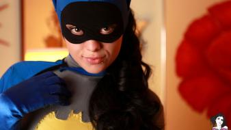 Brunettes women batman costume spandex radeo (suicidegirls) wallpaper