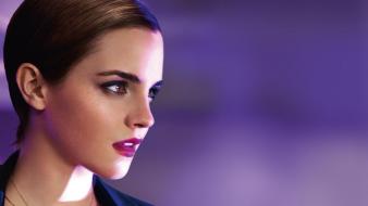 Brunettes women emma watson actress celebrity faces wallpaper
