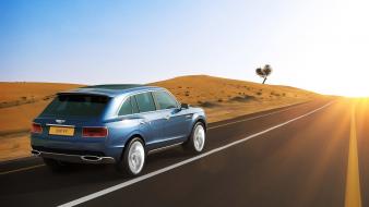 Cars bentley roads concept art suv wallpaper