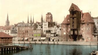 Danzig palace gdansk old photo photography sea wallpaper
