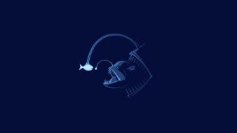 Fish fun art wallpaper