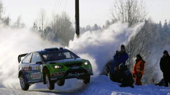 Ford focus rs wrc rally car wallpaper