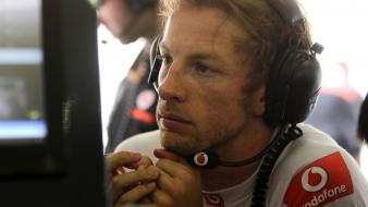 Formula one mclaren faces jenson button wallpaper