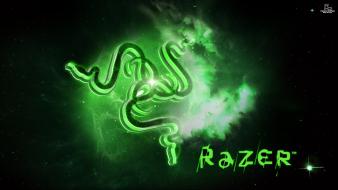 Green black razer mice wallpaper