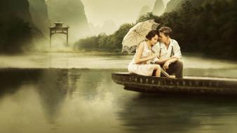 Love movies painted veil the wallpaper