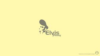 Minimalistic elvis presley musican wallpaper