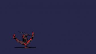 Minimalistic katana deadpool wade wilson wallpaper