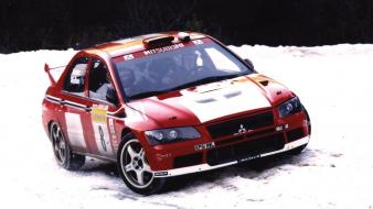 Mitsubishi lancer evolution wrc wallpaper