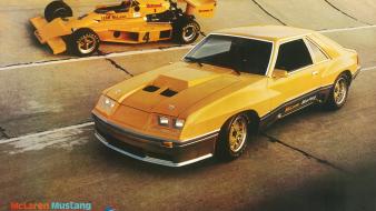 Mustang track mclaren bolids orange racing m81 wallpaper