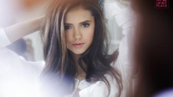 Nina dobrev me in my place magazine wallpaper