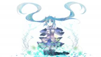 Open mouth ahoge anime girls detached sleeves wallpaper