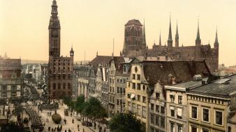 Poland danzig palace gdansk old photo photography wallpaper