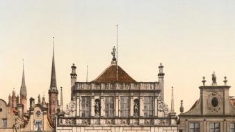 Poland danzig palace gdansk old photo photography wallpaper