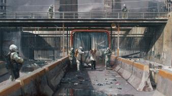 Post-apocalyptic biohazard wallpaper