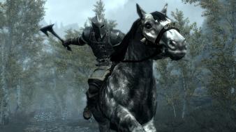 The elder scrolls v: skyrim dawnguard axemen wallpaper