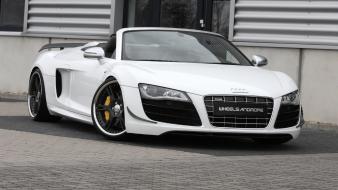 White cars audi r8 gt spyder wallpaper