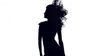 Women silhouette grayscale white background cameron russell wallpaper