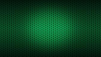 Green honeycomb background wallpaper