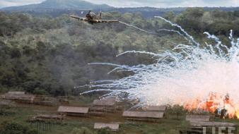 A-1 skyraider white phosphorus close air support wallpaper