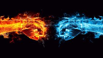 Abstract nature fist wallpaper