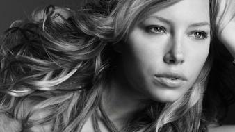 Biel monochrome girl portraits top model girls wallpaper