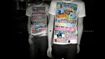 Black and white justice shirts monochrome selective coloring wallpaper