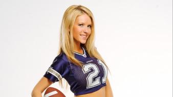 Blondes women sports enigma football wallpaper