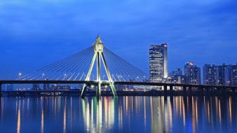 Bridges seoul olympic bridge wallpaper
