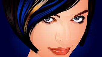 Close-up vector milla jovovich wallpaper