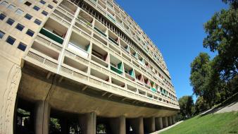 Corbusier marseille cité radieuse la du fada wallpaper