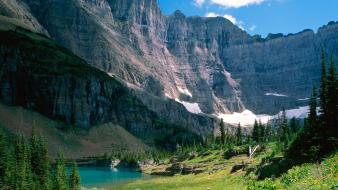 Icebergs lakes national park montana glacier view wallpaper
